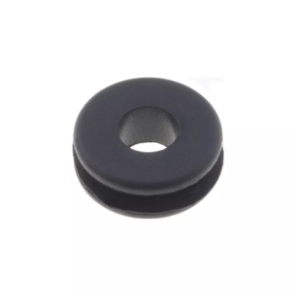 3mm black rubber grommet