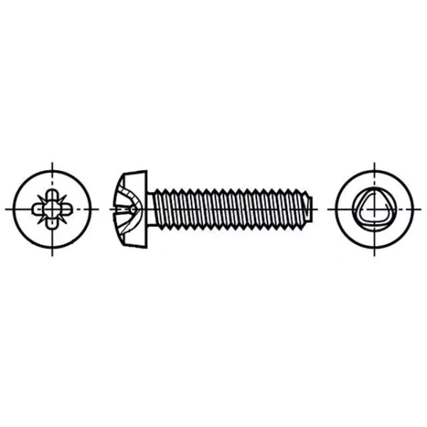 M3 cross screw 8mm long