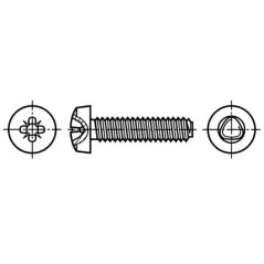 M3 cross screw 8mm long