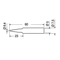 Punta ERSA SSK1049XD 0.4mm