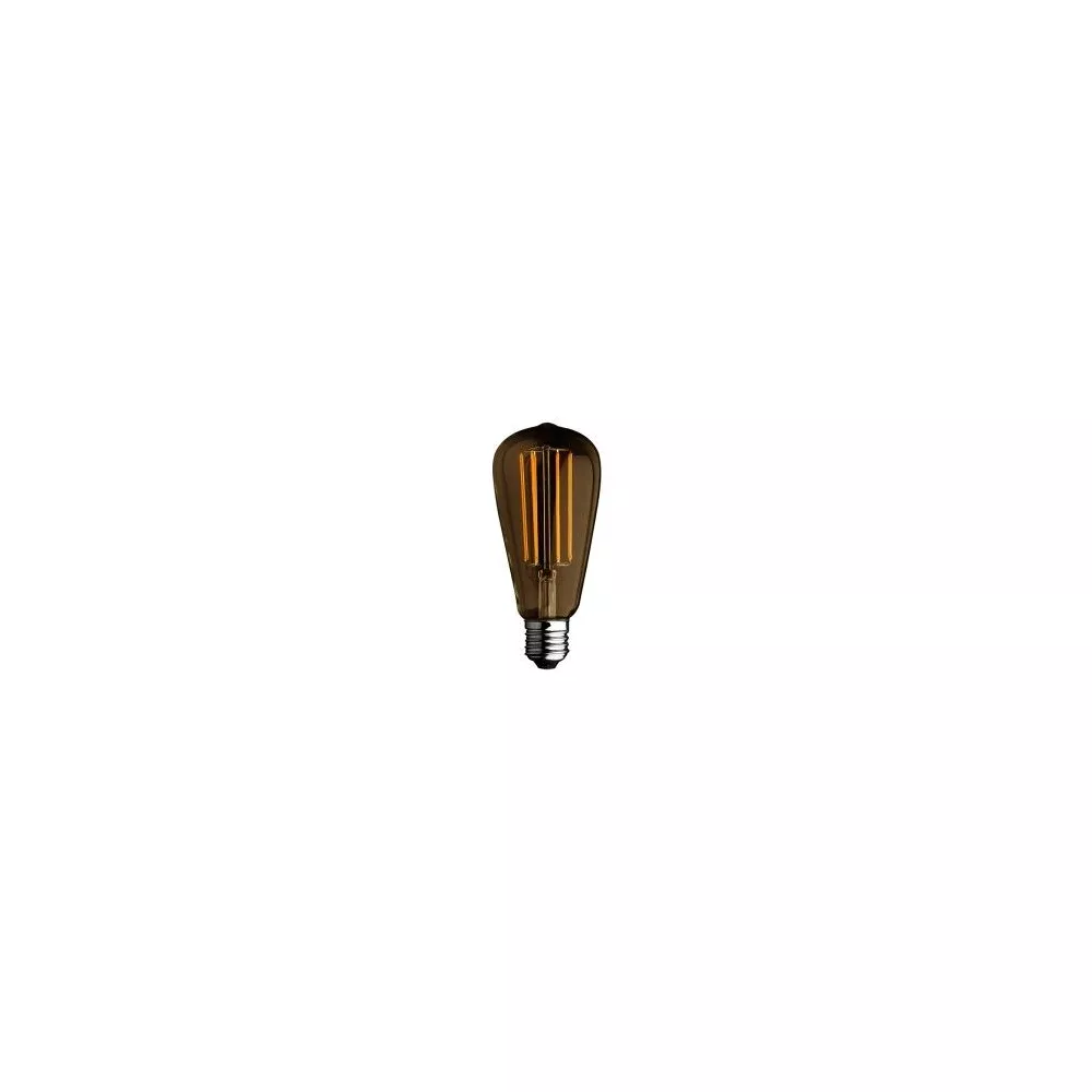 Lampada filamento LED edison GOLD 6W E27 luce calda