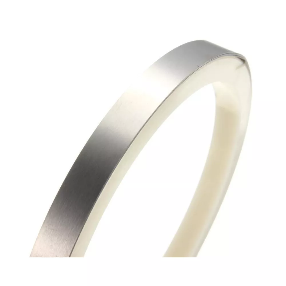 Lamina strip acciaio nichelato 5x0.1mm 1 metro