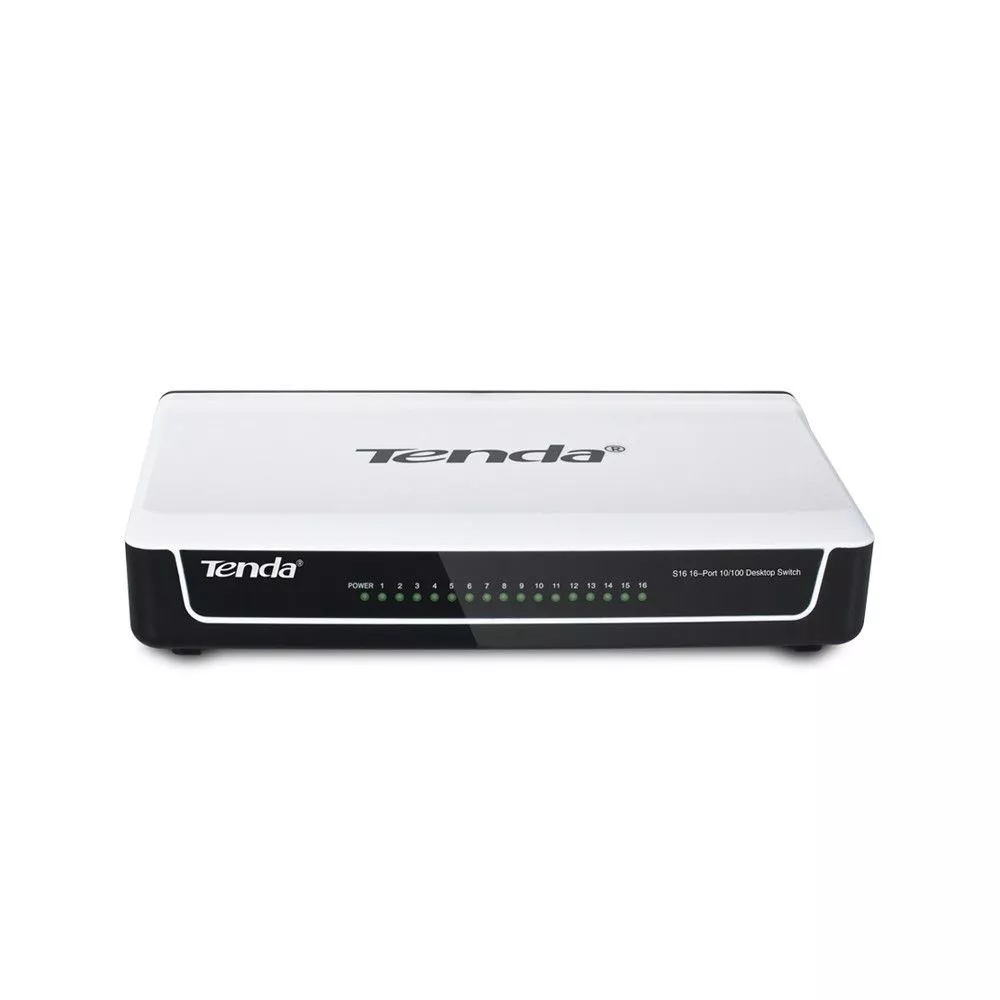 Switch LAN 16 porte 10 100 Mbps Tenda S16