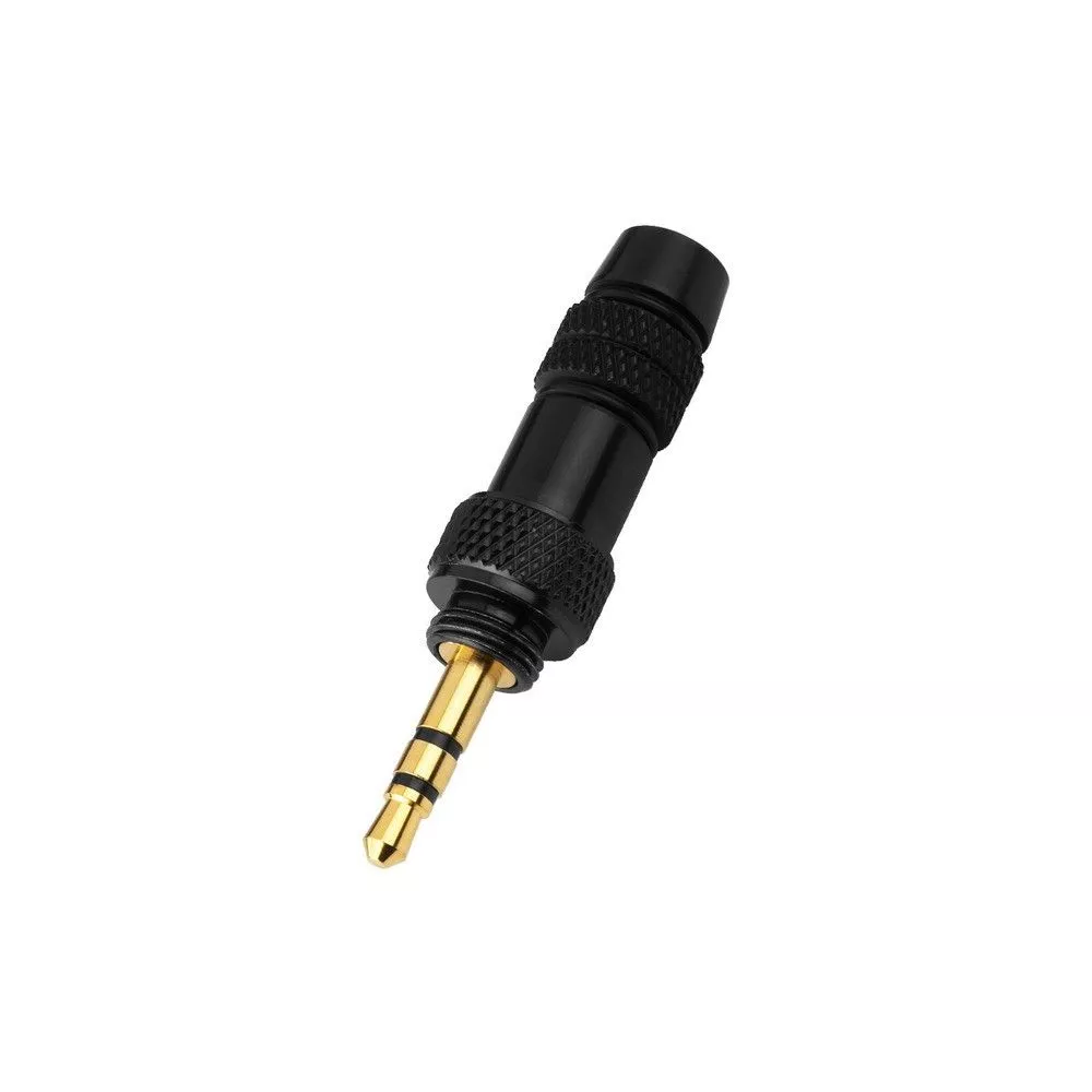 Spina JACK 3.5mm stereo volante con blocco filettato