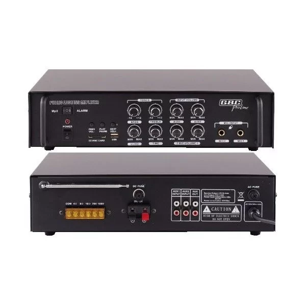 Amplificatore mono PA 100V 50W USB MP3