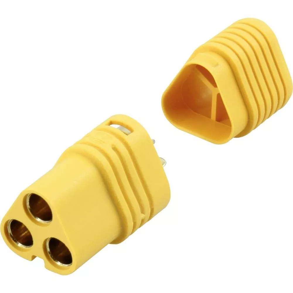 DC Power Connector 3 Pole MT60 Female - Amass