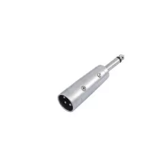 Adattatore XLR maschio JACK 6.3mm mono maschio