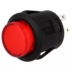 Interruttore a pulsante stabile luminoso 12v rosso