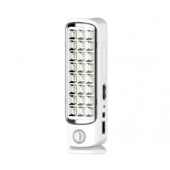 Lampada LED portatile emergenza ricaricabile 12 Led