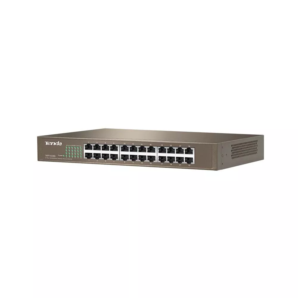 Switch LAN 24 Porte 10 100 Mbps Tenda TEF1024D