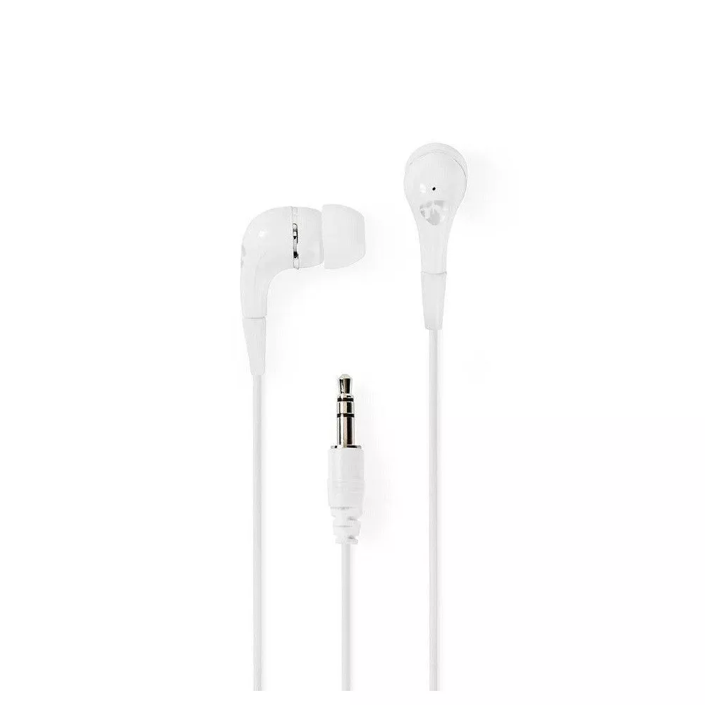 White earphone headphone 1.2mt leght cable