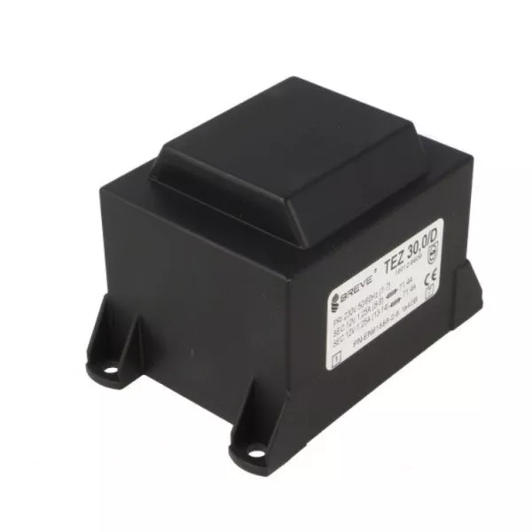 Trasformatore incapsulato 12+12V 30Va da circuito stampato