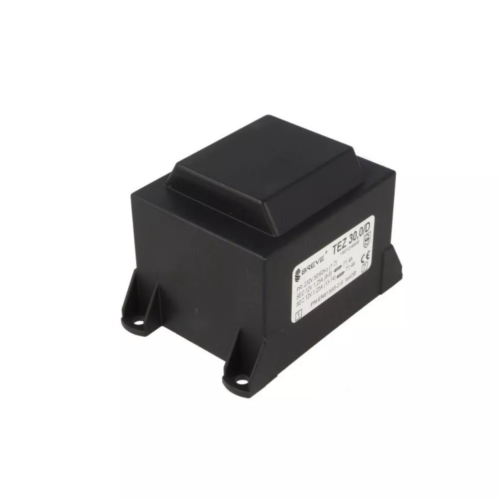 Trasformatore incapsulato 12+12V 30Va da circuito stampato