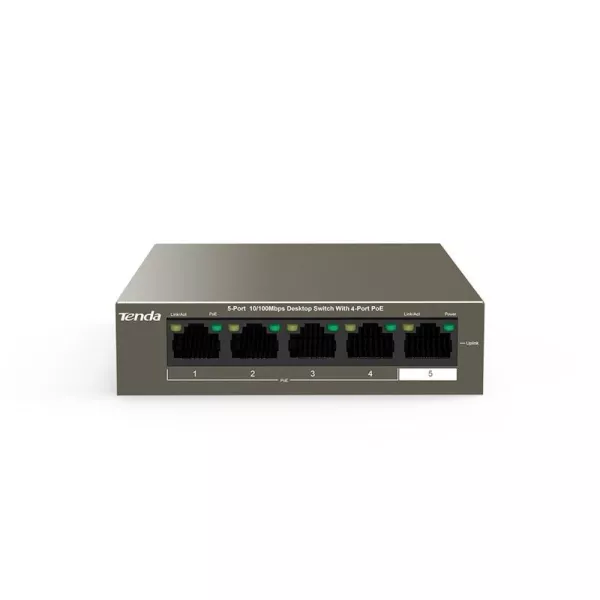 Switch LAN 5 port 10 100 Mbps POE TEF1105P-4-63W