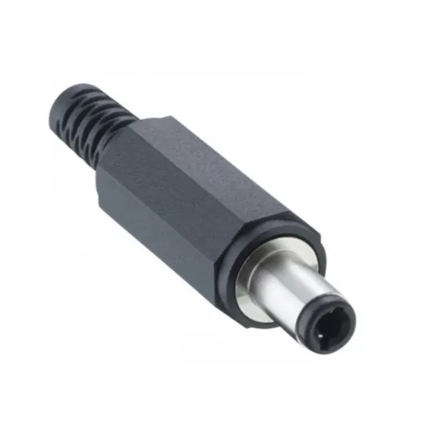 5.5x2.1 female power connector with cable guide