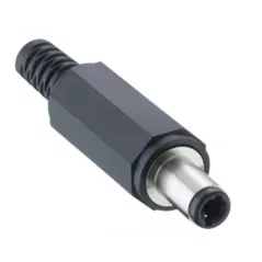 5.5x2.1 female power connector with cable guide