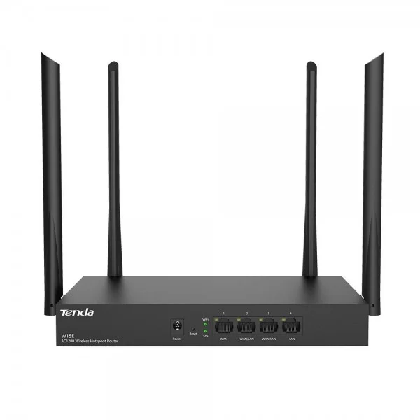 W15E Tenda Dual Band Gigabit Wireless Router Professional