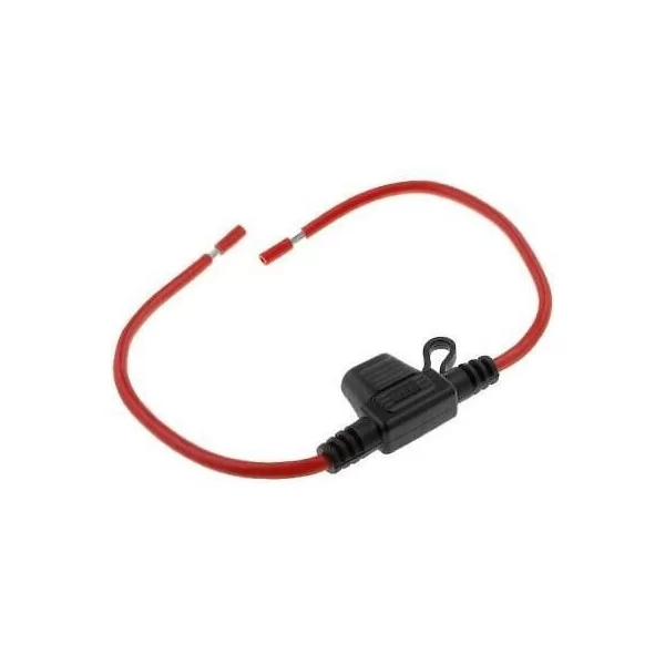 Fuse holder for mini blade fuses with cable