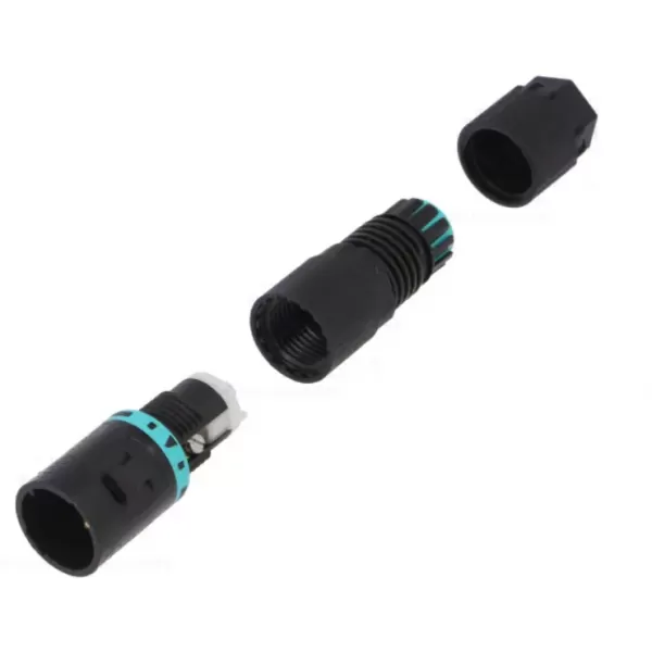 IP69K waterproof 2-pole male connector