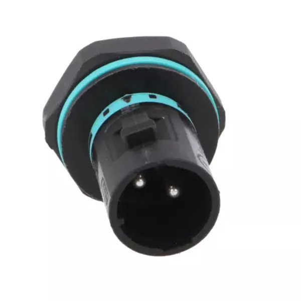 2-pole waterproof IP69K panel male connector