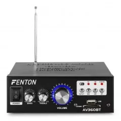 2X40W FM Radio USB MP3 Bluetooth Stereo Amplifier