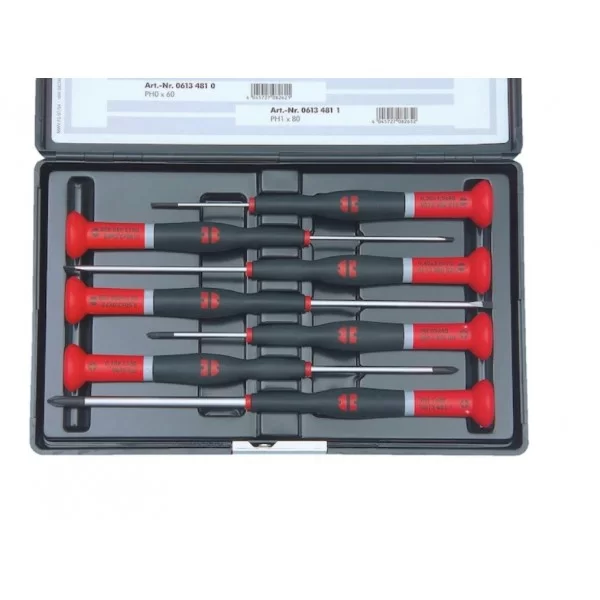 Set of 7 Wurth Zebra slotted and cross screwdrivers