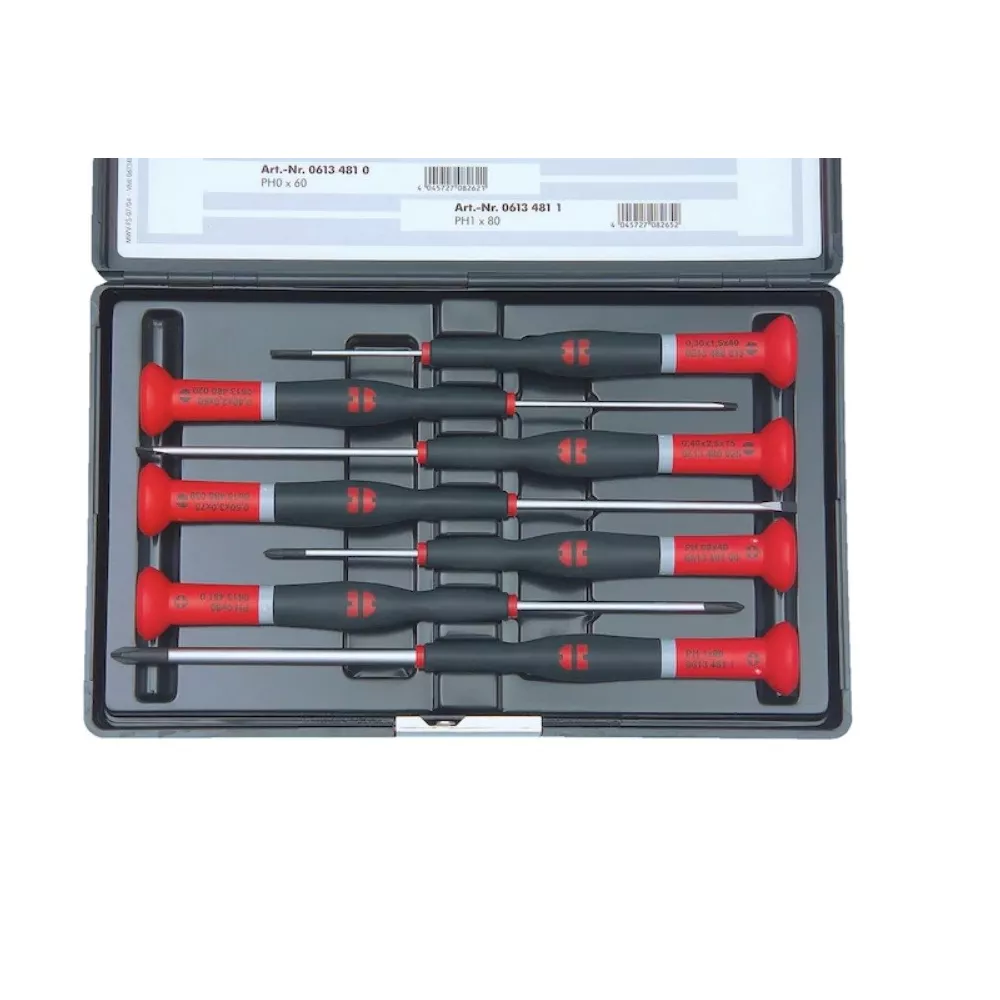 Set of 7 Wurth Zebra slotted and cross screwdrivers