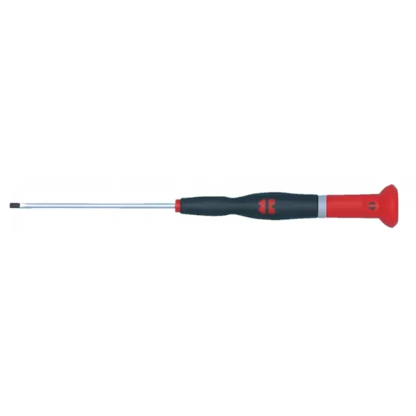 Precision screwdriver for electronics with 0.4x1.0 Wurth Zebra slotted tip