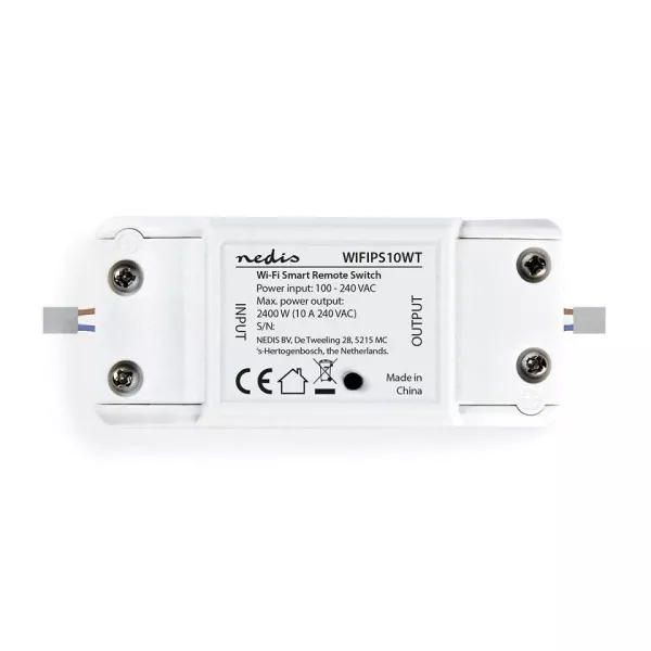 10A Wi-Fi smart switch with clamps