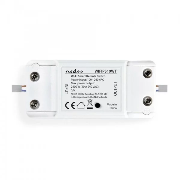 10A Wi-Fi smart switch with clamps