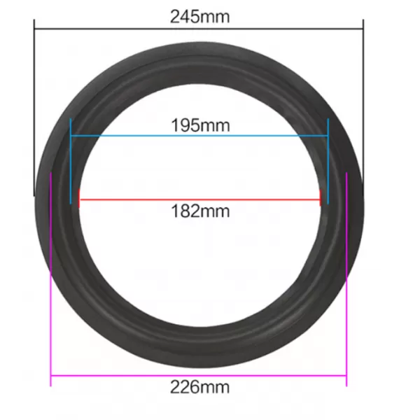 Bordo in Foam 245mm 10"