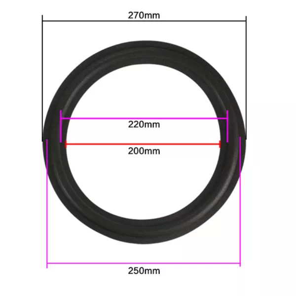 Foam border 270mm 11"