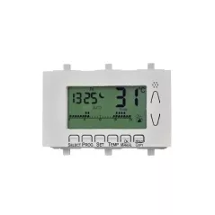 Flush-mounted weekly digital thermostat for 503 box