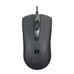 Black USB optical mouse