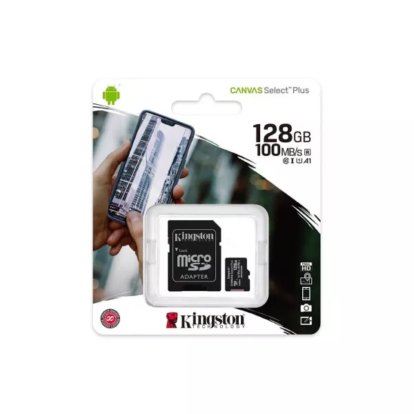 Kingston 128GB Class 10 Micro SD HC with adapter