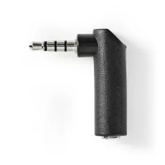 Audio adapter with 3.5mm angled microphone