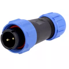 WEIPU SP13 2-pole male IP68 flying connector