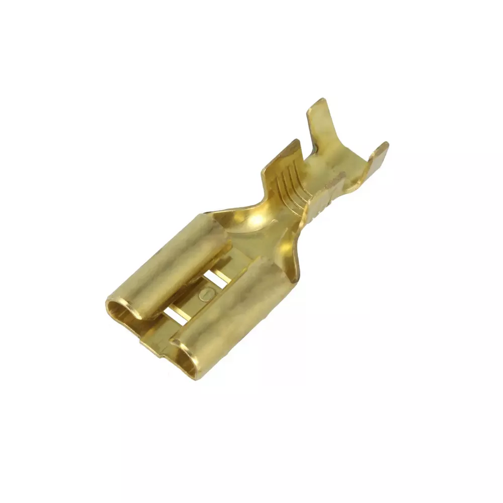 9.5mm female faston connector in brass