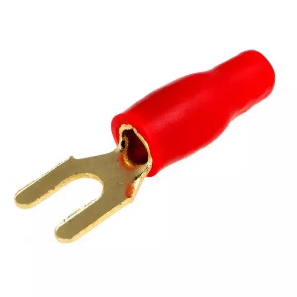 Red golden M4 fork lugs