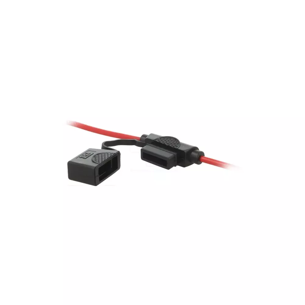 Flying fuse holder for blade fuses with cable