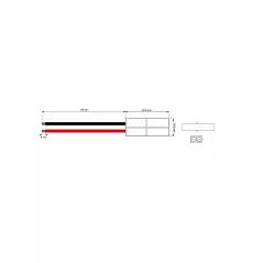 Male Tamiya plug with cable