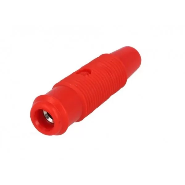 Red flying 4mm banana socket