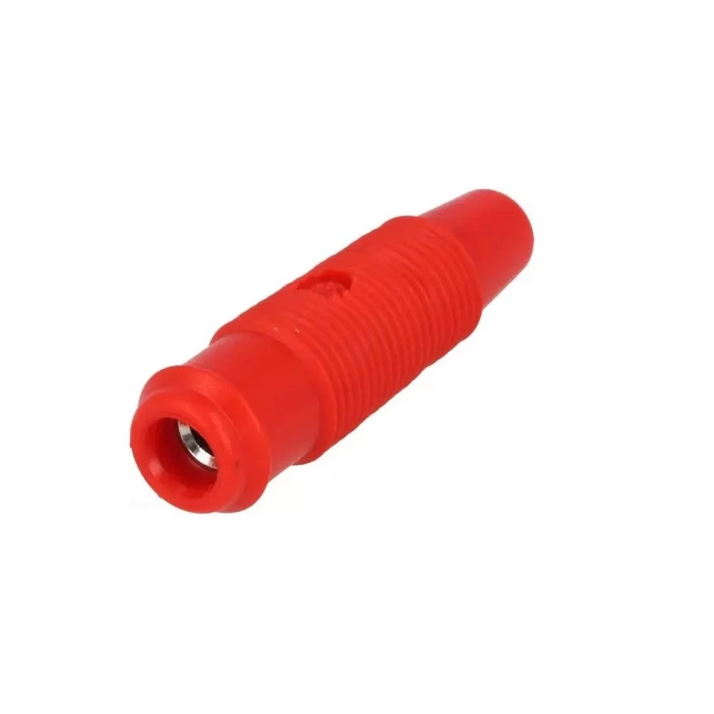 Red flying 4mm banana socket