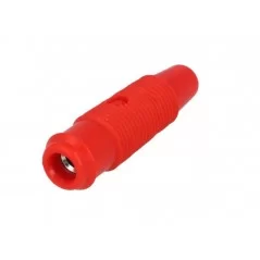 Red flying 4mm banana socket