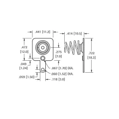 Spring contact for battery holder negative pole