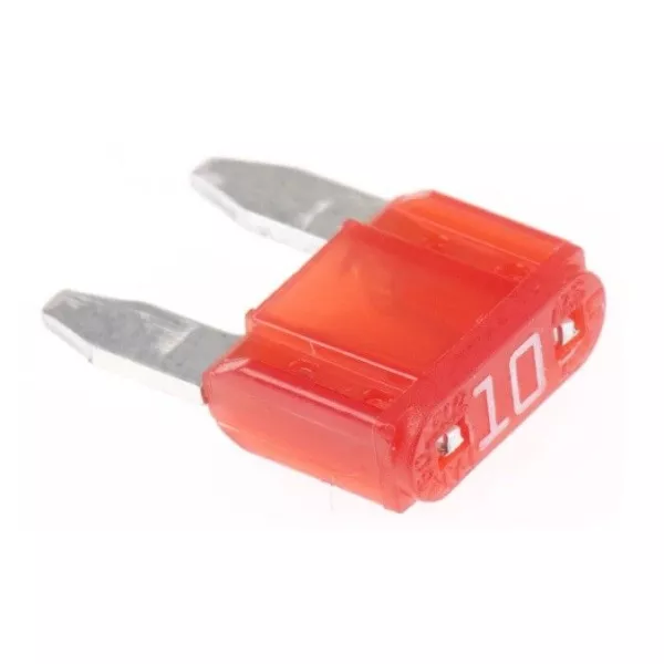Red 10A blade mini fuse