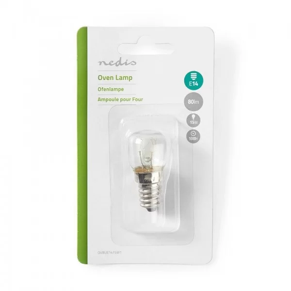 Lampadina 15W alogena da forno con attacco E14