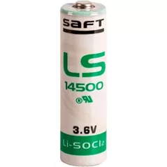 Batteria litio AA 3.6V 2.6A Saft LS14500