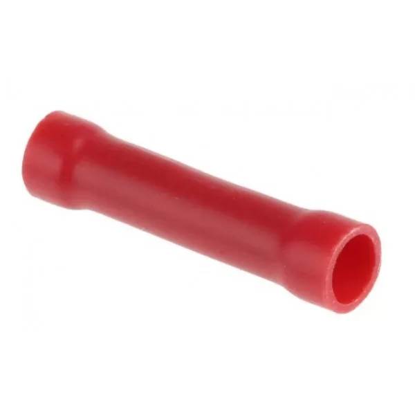 Tubetto giunzione 1.5mm isolato rosso da crimpare