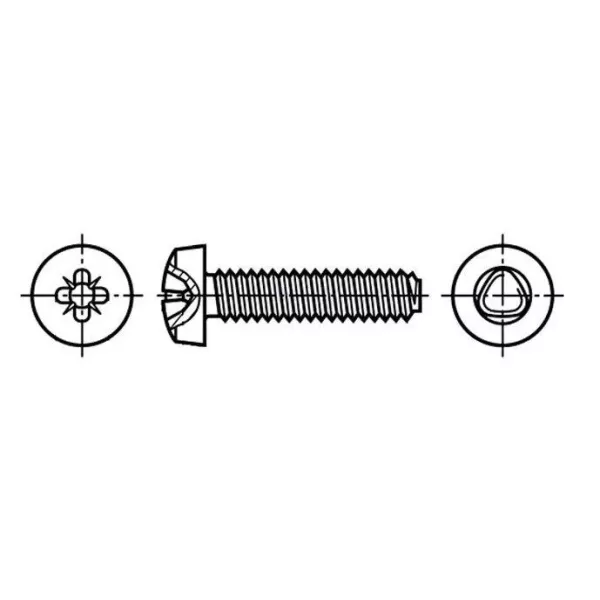 Cross screw M2.5 6mm long